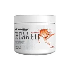 Амінокислота IronFlex BCAA 8:1:1 cola orange 200 g (10614-04)