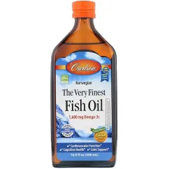 Витамины и минералы Carlson Labs The Very Finest Fish Oil 1,600 mg Omega-3s 200 ml (088395016554)