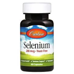 Вітаміни та мінерали Carlson Labs Selenium 200 mcg 60 caps (088395052804)