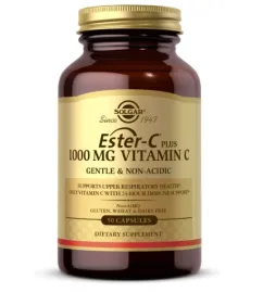 Вітаміни та мінерали Solgar Ester-C plus 1000 mg Vitamin C 50 caps (033984006935)