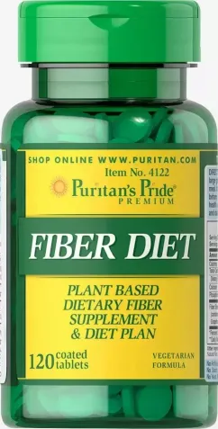 Натуральна добавка Puritan's Pride Fiber Diet 120 таб (20205-01)