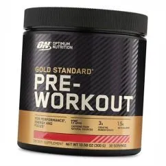 Передтренувальний комплекс Optimum Nutrition Pre- Workout gold standard 300 г strawberry lime (06419-06)