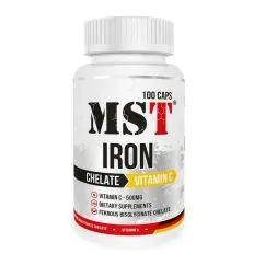 Витамины и минералы MST Iron Chelate Vitamin C 100 caps (19031-01)
