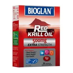 Натуральна добавка Bioglan Extra Strength Red Krill Oil 500 mg 30 капсул (22420-01)