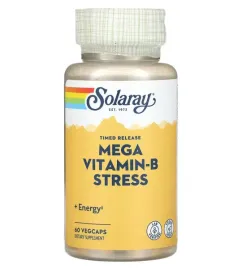 Вітаміни та мінерали Solaray Mega Vitamin-B Stress 60 veg caps (076280042405)