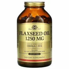 Натуральна добавка Solgar Flaxseed Oil 1250 mg 250 капсул (18945-01)