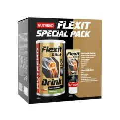 Натуральна добавка Nutrend Flexit Gold Drink + Flexit Gold Geл 400г + 100мл apple (10475-04)