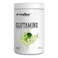 Амінокислота IronFlex Glutamine green apple 500 g (10949-02)