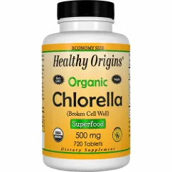 Натуральная добавка Healthy Origins Chlorella organic 500 mg 720 таб (19841-01)