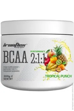 Амінокислота IronFlex BCAA 2:1:1 tropical punch 200 g (10827-13)