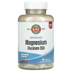 Витамины и минералы KAL Magnesium Glycinate 350 160 veg caps (021245390220)