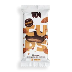 Замінник харчування TOM Цукерки з мигдальною пастою в чорному шоколаді 9 г (21667-01)