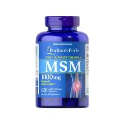 Натуральна добавка Puritan's Pride MSM 1000 мг 120 капсул (09870-01)