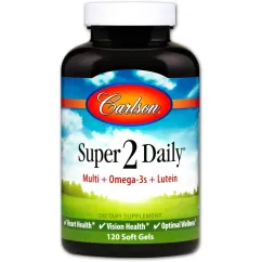 Вітаміни та мінерали Carlson Labs Super 2 Daily 120 softgels (088395040511)