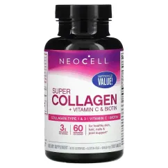 Вітаміни та мінерали NeoCell Super Collagen + Vitamin C & Biotin 180 tabs (016185132603)