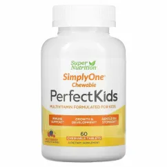 Вітаміни та мінерали Super Nutrition SimlyOne Chewable Perfect Kids 60 chew tab (033739002359)