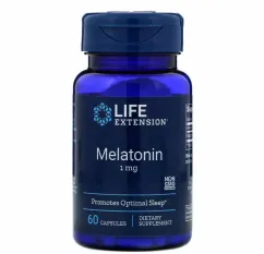 Натуральная добавка Life Extension Melatonin 1 mg 60 капсул (19850-01)