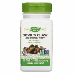Натуральная добавка Nature's Way Devil's Claw Secondary Root 960 mg 100 капсул (20509-01)