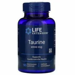 Амінокислота Life Extension Taurine 1000 mg 90 veg caps (737870182795)