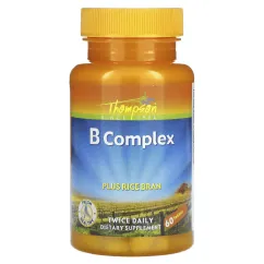 Витамины и минералы Thompson B Complex plus rice bran 60 tab (031315195259)