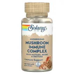 Натуральна добавка Solaray Fermented Mushroom Immune Complex 100 капсул (20191-01)