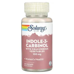 Натуральна добавка Solaray Indole-3-Carbinol 100 mg 30 капсул (20239-01)