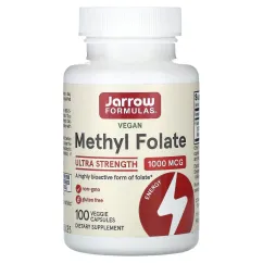 Вітаміни та мінерали Jarrow Formulas Methyl Folate 1000 mcg 100 veggie caps (790011300083)