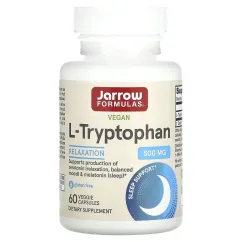 Амінокислота Jarrow Formulas L-Tryptophan 500 mg 60 veg caps (790011150565)