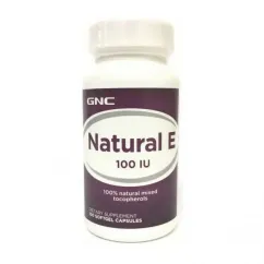 Вітаміни та мінерали GNC Natural E 100 100 soft caps (08696-01)