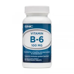 Витамины и минералы GNC Vitamin B-6 100 100 tabs (01144-01)