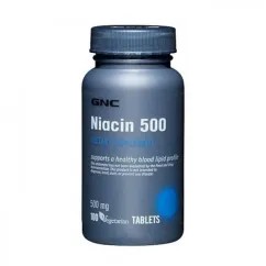 Вітаміни та мінерали GNC Niacin 500 100 tabs (01220-01)