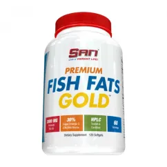 Вітаміни та мінерали SAN Fish Fats Gold 120 softgels (03151-01)
