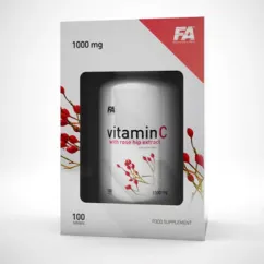 Витамины и минералы Fitness Authority Vitamin C with rose hip extract 100 tabs (03771-01)