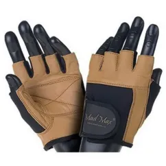 Рукавички для тренувань MadMax Fitness Workout Gloves Brown/Black MFG-444/XL size (00593-03)