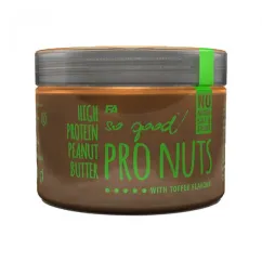 Замінник харчування Fitness Authority So Good! PRO NUTS high protein peanut butter 450 г toffee (06905-01)