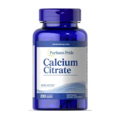 Витамины и минералы Puritan's Pride Calcium Citrate 200 capsules (10444-01)
