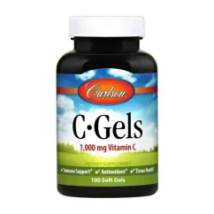 Вітаміни та мінерали Carlson Labs C-Gels 1000mg 100 soft gels (18063-01)