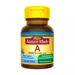 Вітаміни та мінерали Nature Made Vitamin A 2400 mcg 100 softgels (18689-01)
