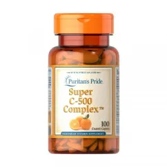 Витамины и минералы Puritan's Pride Super C-500 Complex 100 caplets (18916-01)
