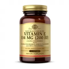 Витамины и минералы Solgar Vitamin E 134 mg natural (200 IU) alpha tocopherol 100 softgels (19054-01)