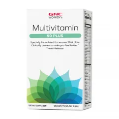 Вітаміни та мінерали GNC Women's Multivitamin 50 plus 120 caplets (19294-01)