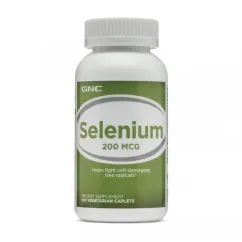 Витамины и минералы GNC Selenium 200 mcg 100 veg caplets (19297-01)