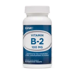 Витамины и минералы GNC Vitamin B-2 100 mg 100 veg tab (19304-01)