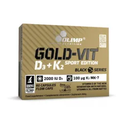 Витамины и минералы Olimp Gold-Vit D3 + K2 Sport Edition (2000 IU/100 µg) 60 caps (19358-01)