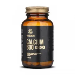 Вітаміни та мінерали Grassberg Calcium 600 + D3+ Zn+ K 60 tab (19586-01)