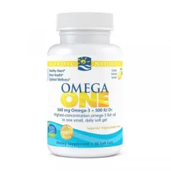 Вітаміни та мінерали Nordic Naturals Omega One 560 mg omega-3 + 500 IU D3 30 soft gels (20040-01)