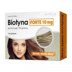Вітаміни та мінерали ActivLab Biotyna Forte 10 mg 30 tabs (20157-01)