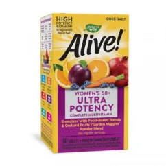 Вітаміни та мінерали Nature's Way Alive! Women's 50+ Ultra Potency 60 tab (20501-01)