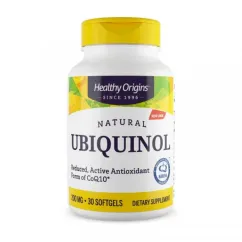 Витамины и минералы Healthy Origins Natural Ubiquinol 200 mg 30 softgels (20588-01)