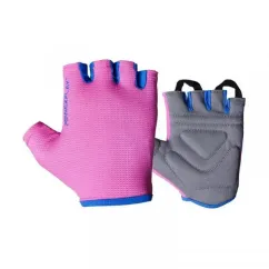 Рукавички для тренувань PowerPlay Womans Bike Gloves Pink 3418/S size (20931-02)